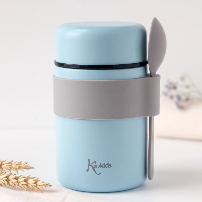 Termos para alimentos de aço inoxidável 500ml com colher