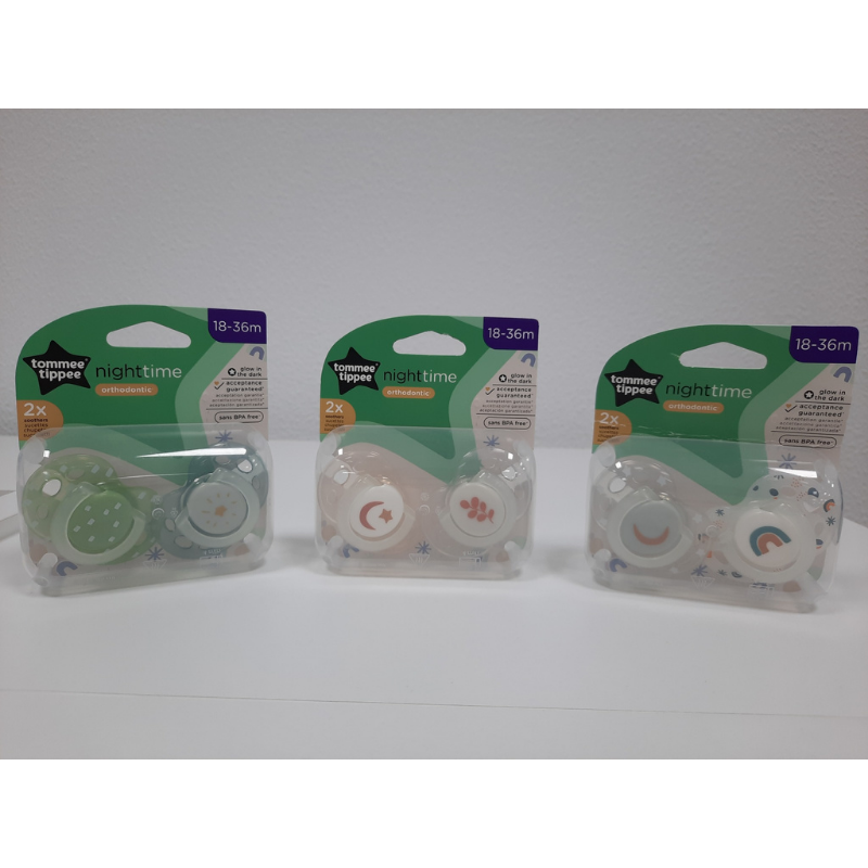 Chupetas Nighttime 18-36 meses (pack 2)