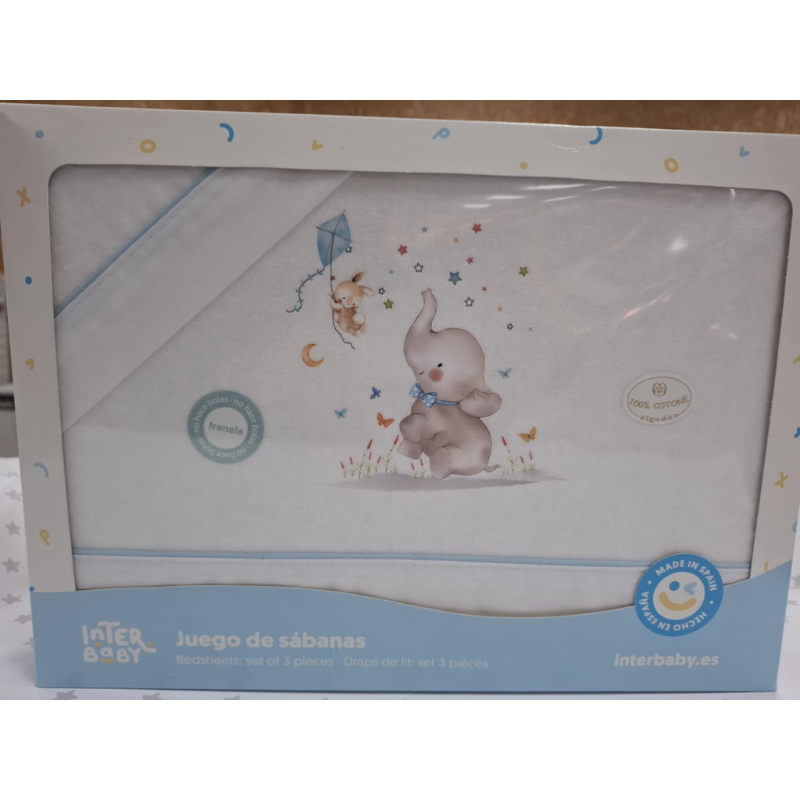 Jogo de lençóis de 3 peças